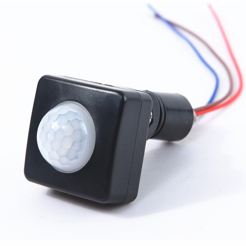 GTBL PIR Motion Sensor Switch Adjustable Mini Human Body Infrared Sensor for Outdoor Garden Home Workplace AC90-240V