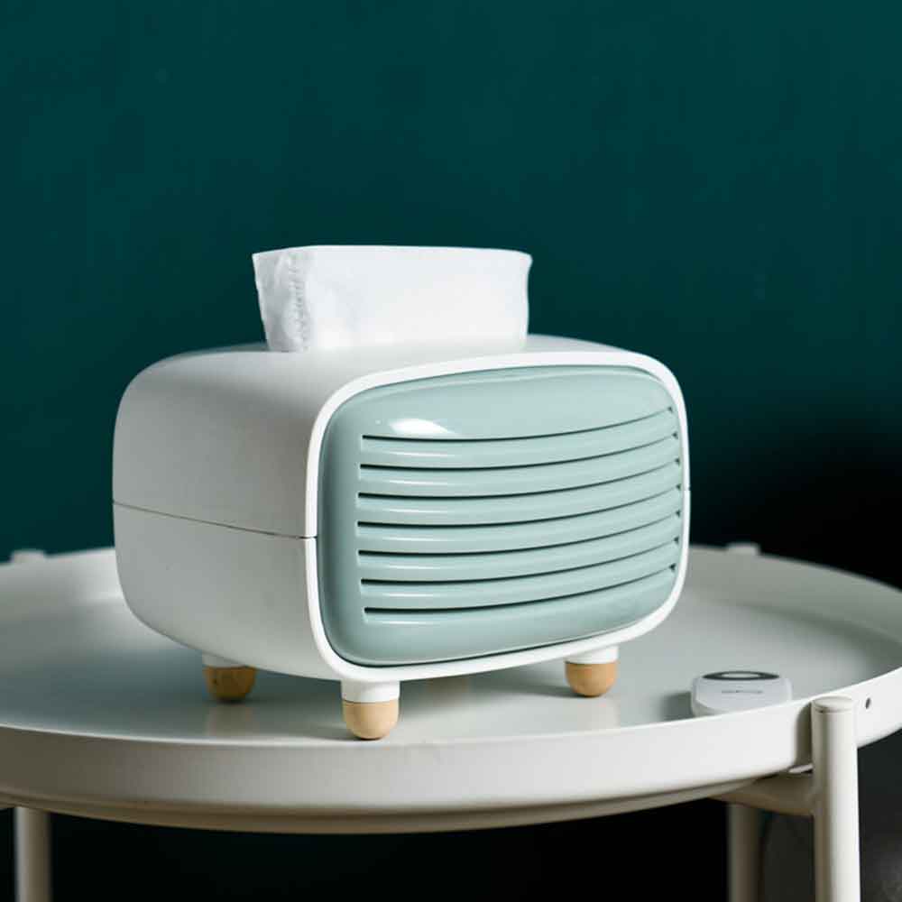 Boîte de mouchoirs en forme de Radio créative, porte-papier en plastique, boîte de rangement de serviettes en papier Chic salon, décoration de maison hôtel Restaurant