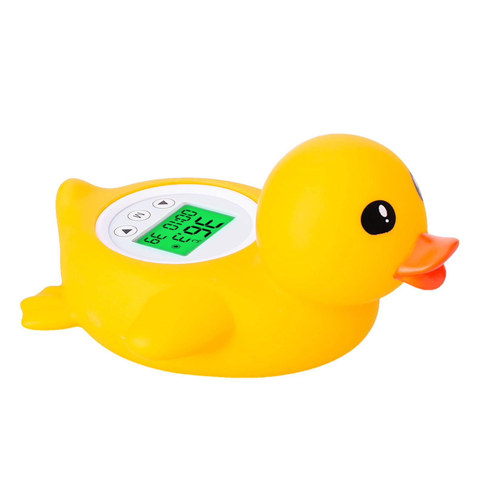 Babybadetermometer vandtermometer tri-farvet baggrundsbelyst flydende babybadelegetøjsbadesikkerhedstemperaturtermometer: And