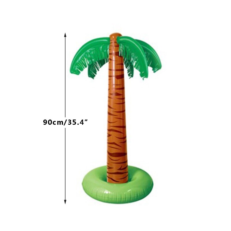 1Pc 90Cm Opblaasbare Tropische Palm Zwembad Beach Party Decor Speelgoed Outdoor Benodigdheden