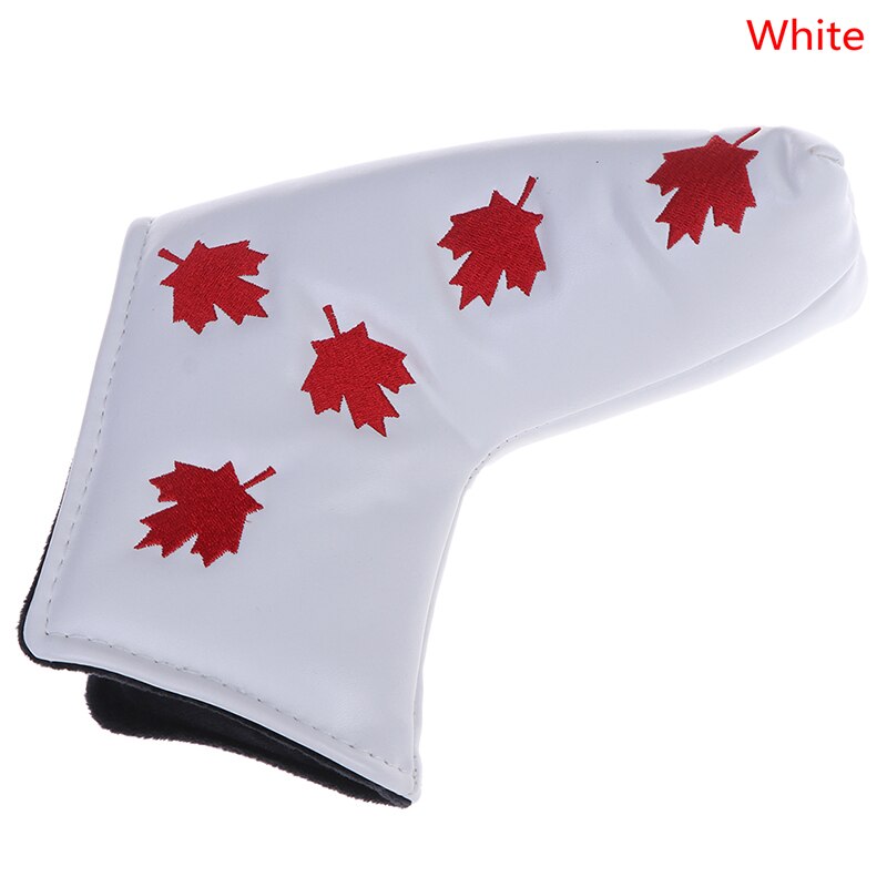 Club Heads Golf Hoofd Covers Pu Nummers Club Accessoires Putter Cover Headcover Voor Putter Club-Maken Producten 1 Pcs: white