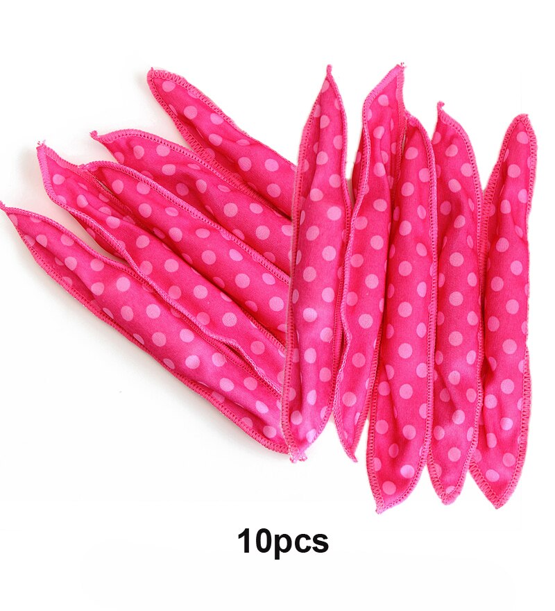 2/6/10 pièces mousse souple éponge bigoudis doux sommeil oreiller magique cheveux soin rouleau bricolage outils de coiffage pour cheveux longs moyens: 10pcs