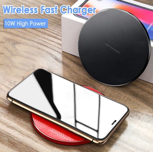 Wireless Charger Qi 5W / 10W Phone Charger Wireless Fast Dock Charger For Iphone Samsung Xiaomi Huawei P3