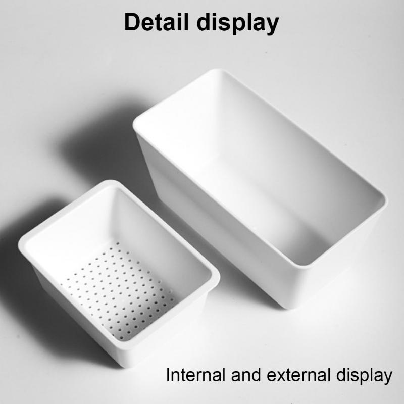 Household Double Layer Fruit Nut Snack Storage Box Japanese Home Multi Functional Box Home Storage Organizer In Stock