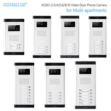 Homsecur 520c/xc061- serie udendørs kamera 700 tvline ir nattesyn til video-dørtelefonsystem med flere lejligheder