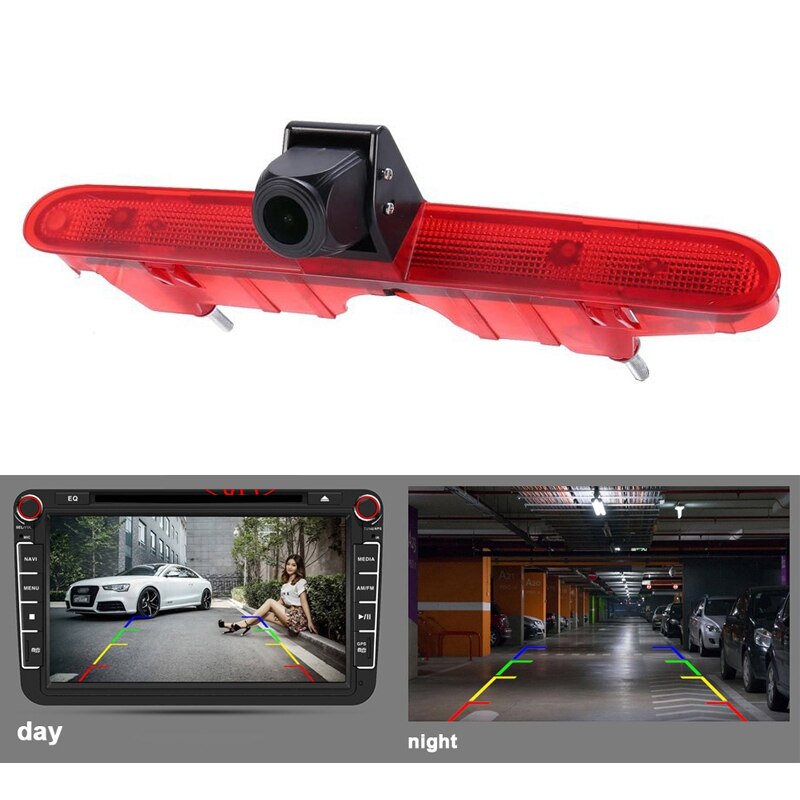 Widok z tyłu samochodu kamera cofania 3. Światło hamowania kamera parkowania dla Peugeot partner 2 tipi Rifter dla Citroen Berlingo 3 4 B9 Kasten