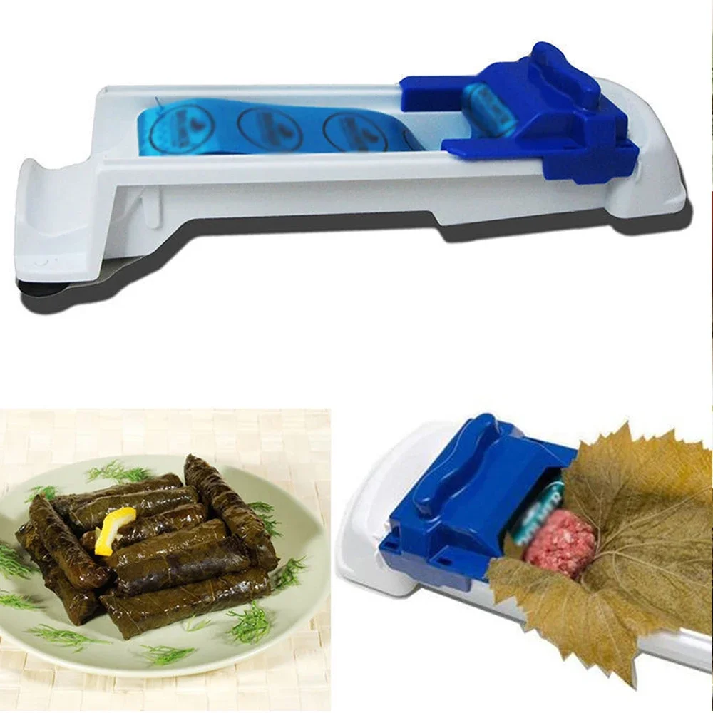 Herramienta de enrollado de hojas de repollo, rodillo de carne de verduras, máquina de rodillo Dolmer, Yaprak Sarma de uva rellena, accesorios de cocina, suministros para el hogar