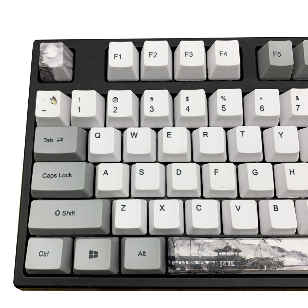 Ink Keycap OEM PBT Keycaps Full Set Mechanical Keyboard Keycaps PBT Dye-Sublimation Keycap