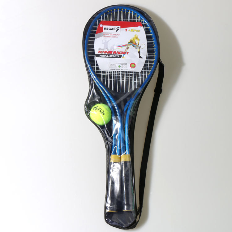 2 stk 24 tommer teenager tennisketcher pu blødt håndtag robust nylon line velegnet til børns træning med en tennisbold