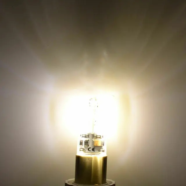 Mini ampoules LED G4 pour lustre domestique, lampe en silicone, lumière froide, melon al, blanc , 3014SMD, 12V, 220V, 2W, 10 pièces: Rouge / blanc chaud