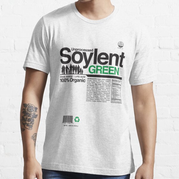 Contents Unprocessed Soylent Green Tee Shirt Men's Summer T shirt 3D Printed Tshirts Short Sleeve Tshirt Men/women T-shirt: M