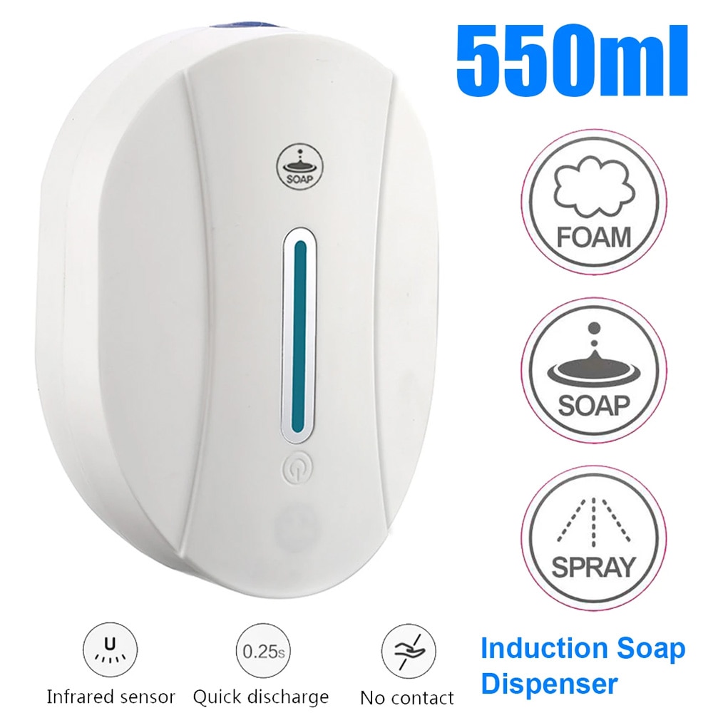 AIRMSEN Touchless Automatic Soap Dispenser Smart Foam Machine Infrared Sensor Foam Soap Dispenser Hand Sanitizer Washing Machine