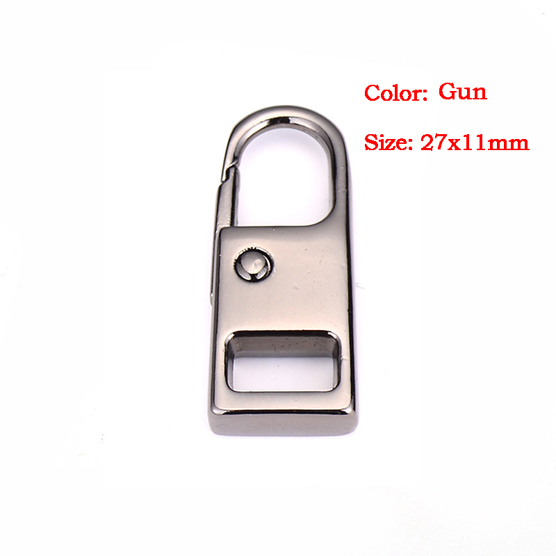 5/10pz cerniera in metallo tiro sostituzione cerniera staccabile cursore cerniera lampo testa tiro scheda kit di riparazione per accessori per vestiti da cucito artigianali