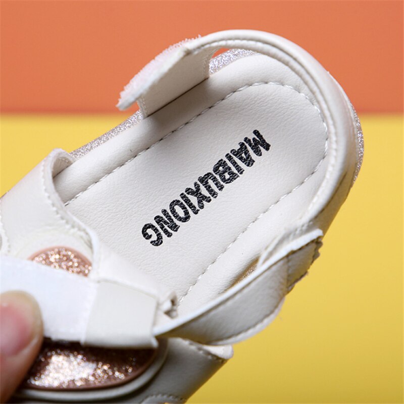 AOGT Neue Baby Sandalen für Mädchen Niedliche Prinzessin Kleinkind Sandalen Weichen Nicht-slip Baotou Sommer Mädchen Infant Schuhe