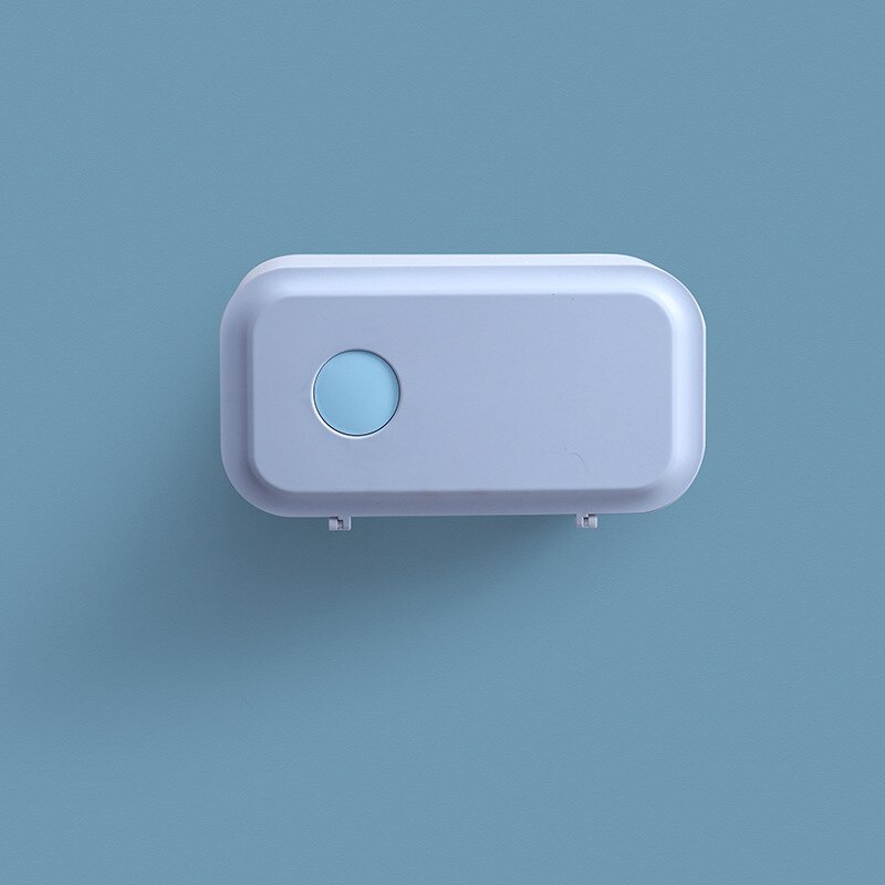 GURET multifonction porte-papier hygiénique étanche boîte à mouchoirs toilette mural boîte de rangement salle de bain accessoires ensembles: Gray