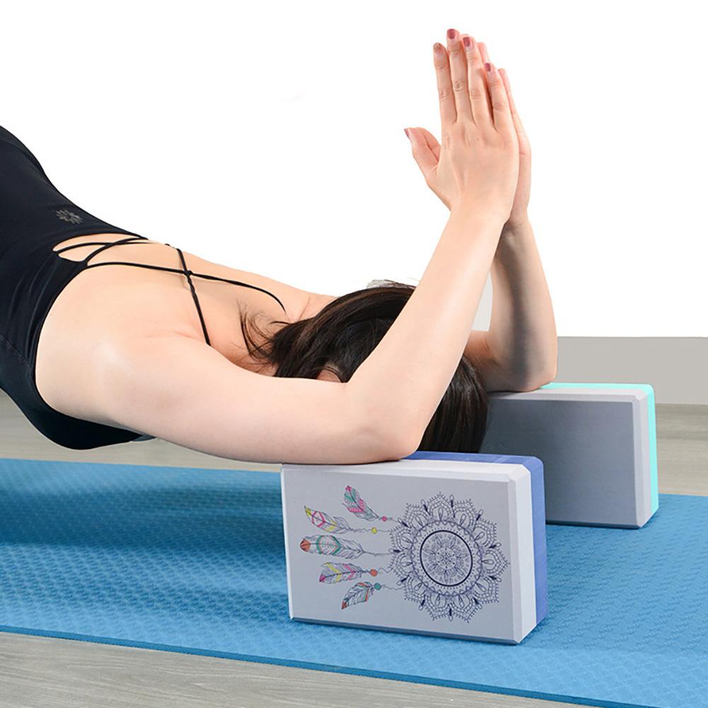 Dreamcatcher eva gym yoga tegelblock stretching hjälpmedel pilates fitnessverktyg yoga bolster kudde kudde stretching kroppsformning