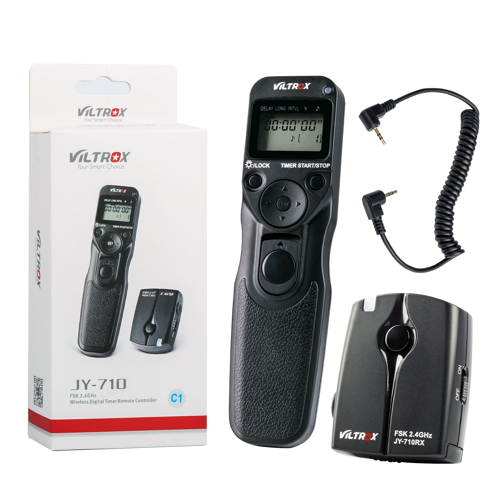 Viltrox JY-710 Kamera Drahtlose Timer Fernauslöser Kontrolle LCD Anzeige für Sony A9 A7M Kanon 5DIII Nikon D810 panasonic
