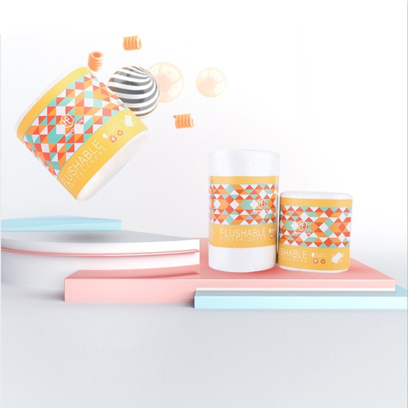 1 Roll Disposable Flushable Bamboo Baby Diaper Nappy Liner Biodegradable Bamboo Liner Cloth Baby Changing Mats Pads