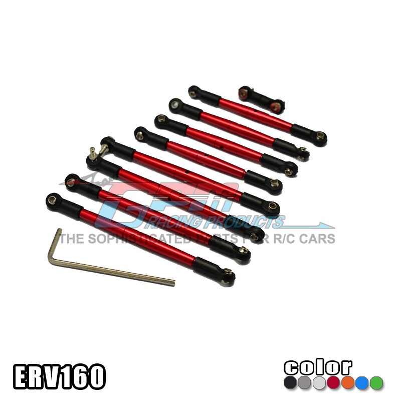 Alluminio Regolabile cravatta asta per 1/16 Traxxasparts mini E-REVO mini vertice