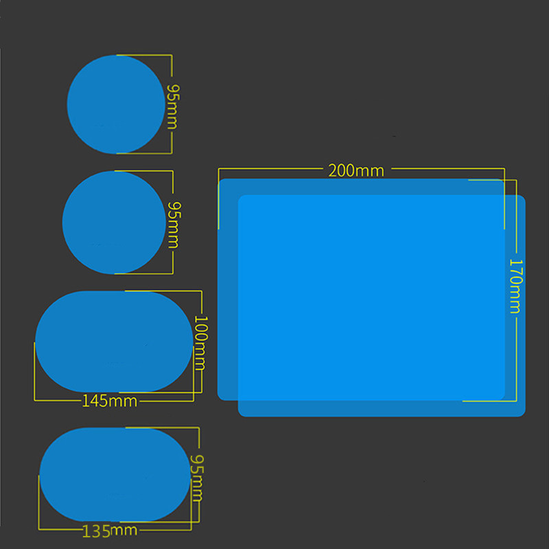 2/4/8 pezzi specchietto retrovisore laterale per auto pellicola antiappannamento impermeabile pellicola per vetri per finestrini laterali può proteggere la tua visione guida nei giorni di pioggia
