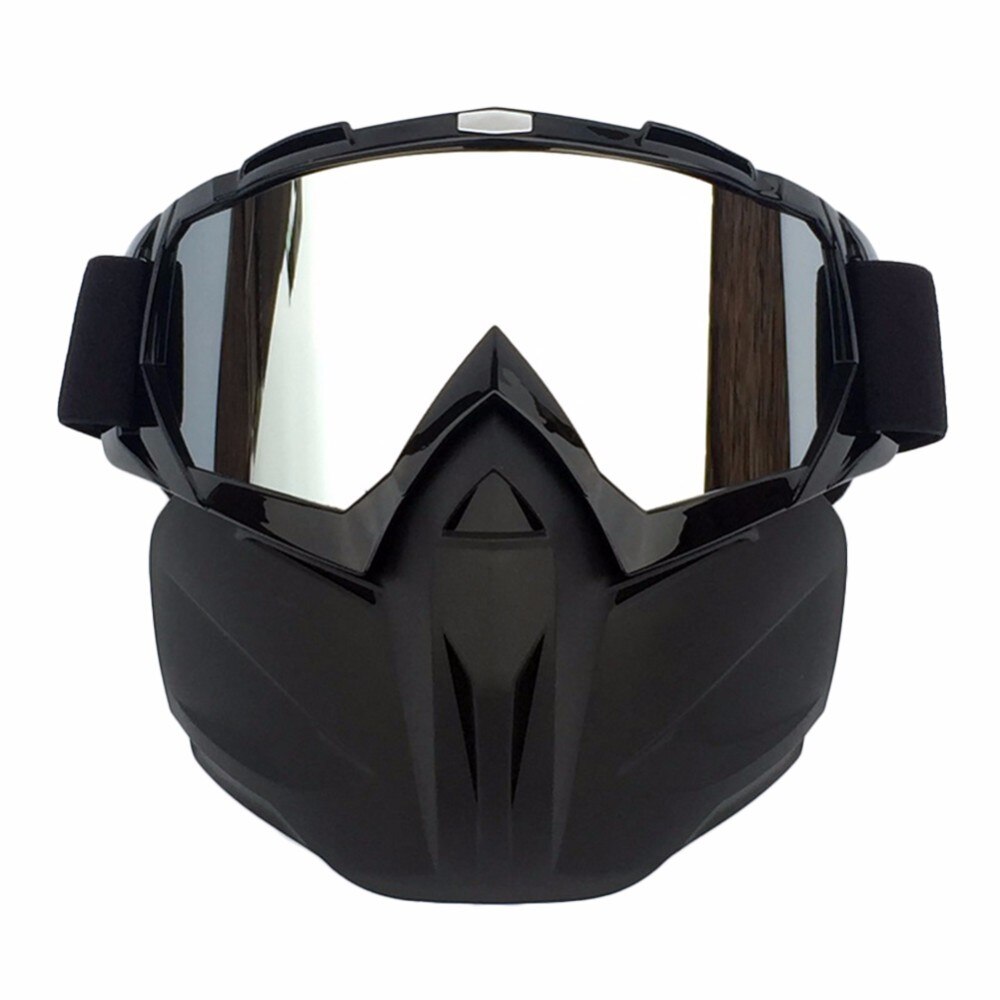 Skidglasögon vinter vindtäta skidglasögon motocrosssolglasögon med ansiktsmask skidsnowboard snöskoterglasögon 16 färger: 04