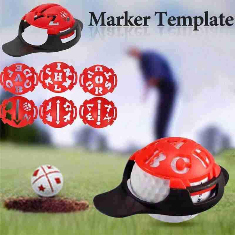 Mark Golfbal Stencil Monogrammer Marker Template Tekening Lijn Grote Ollow Alfabet Golfbal Line Liner Marker Pen Tekening