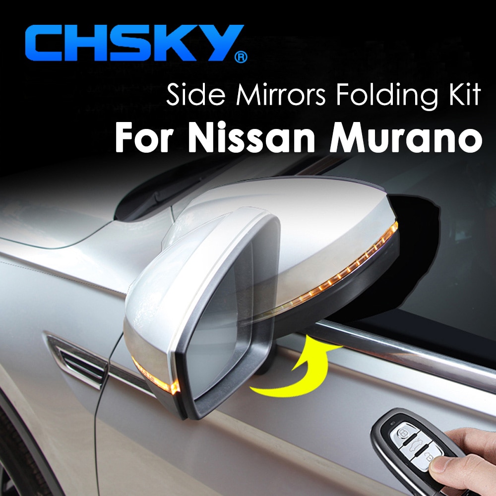 CHSKY Auto Zijspiegel Vouwen Kit voor Nissan Murano -Now Auto Zijspiegel Vouwen Systeem Achteruitkijkspiegel vouw Auto Styling