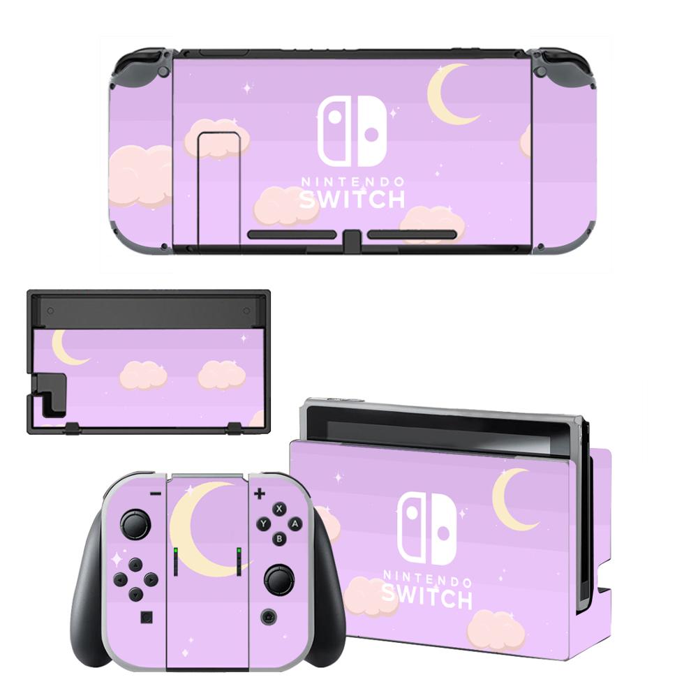 Starry Sky Star Screen Protector Sticker Skin for Nintendo Switch NS Console Dock Charger Stand Holder Joy-con Controller Vinyl: KQBYSNS0039