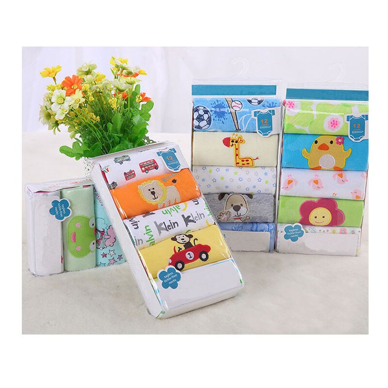 [2 pièces/lot couleur aléatoire] -né bébé pantalon dessin animé impression bébé fille vêtements printemps automne enfant en bas âge garçon pantalon coton enfant en bas âge pantalon