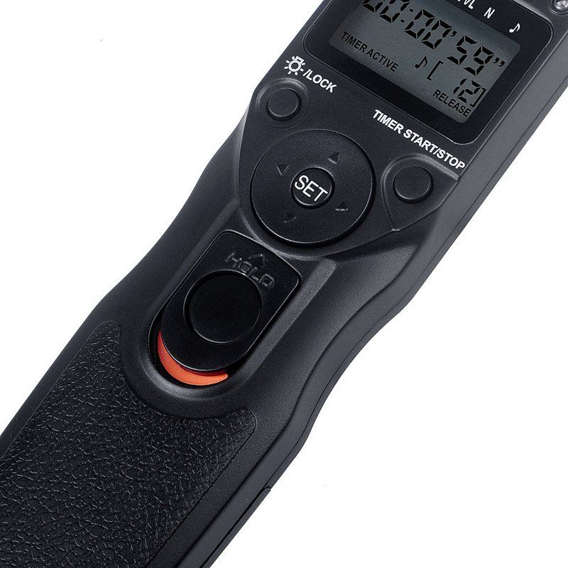 Viltrox mc -p1 lcd timer utløser fjernkontroll ledning for kamera panasonic lumix dmc  fz20k fz25 fz30 fz50 fz150 lc1 dslr