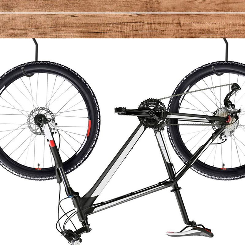 Fietshaak ,10- pack zware fietshanger fietsopberghaken met 10- pack bouten voor garagemuur en plafond - past op alle soorten fietsen