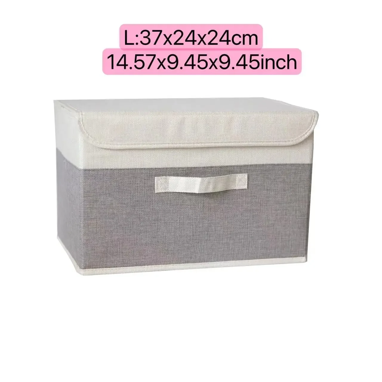 Folding Non Woven Fabric Storage Box Large Capacity Dustproof Storage Box Home Supplies Clothing Sock Dustproof Storage Box: plum