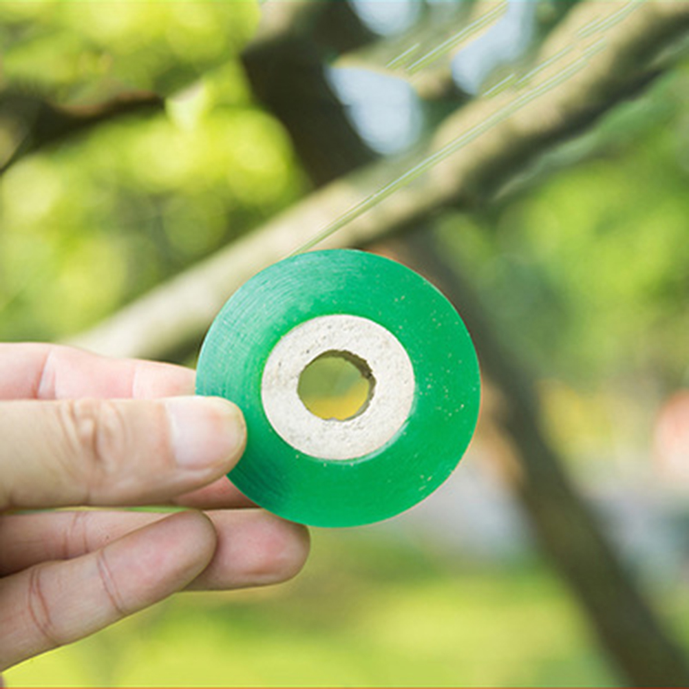 Cinta de injerto para jardinería, cortadores de árboles frutales, grabado de ramas, atado de jardinería, cinturón de PVC, 100M / 1 rollo
