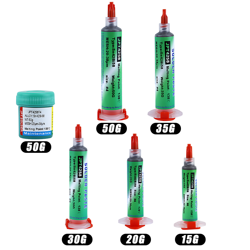 Sn42 bi 58 smd svejsepasta, reparationslodepasta blyfri sprøjte ingen ren lodepasta lavtemperatur reparationssvejsepasta