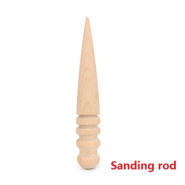 De cuero pulido impermeable herramienta Multi-Tamaño de madera maciza Leathercraft del borde pulidora para Borde de cuero de punta de herramienta pulidora: rod