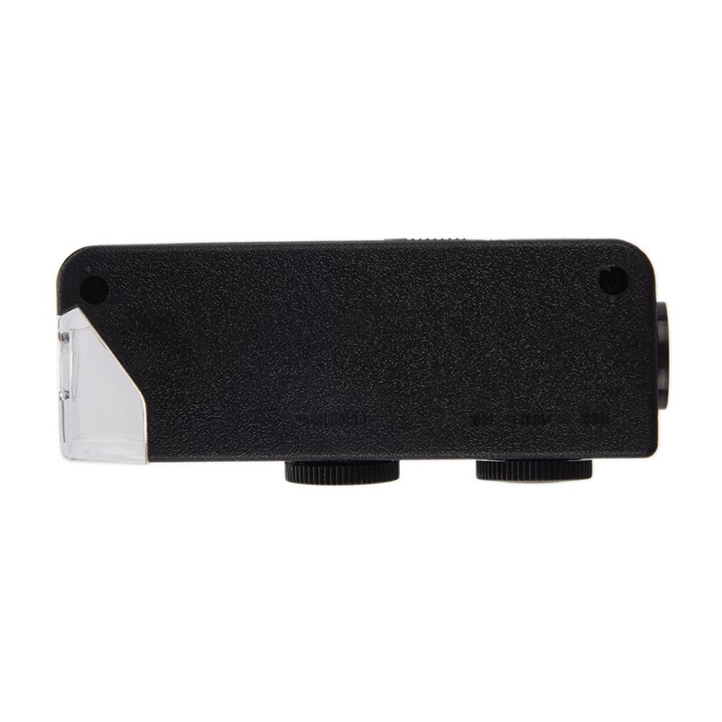 60x to 100x Zoom LED miniscope Pocket Portable Magnifier Magnifying Loupe Glass Eye Lens Pieces with Extreme Zoom Focus and Illu