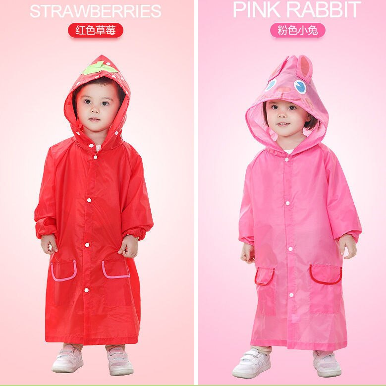 Chubasquero de dibujos animados para niños, ropa de lluvia coreana, bonito poncho para bebé, artículos para el hogar, parque infantil, Festival Songkran, 1 Uds.