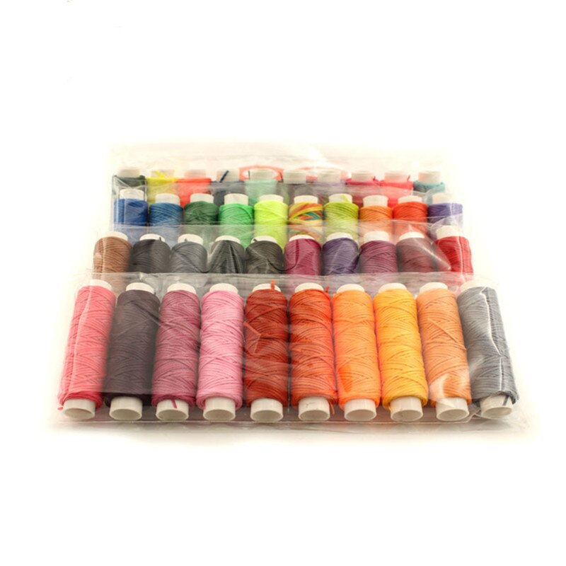 10Pcs 0.8MM 15MM Flat Waxed Sewing Line Thickness Waxed Thread For Leather Waxed Cord For Leather Craft Hand Stitching Thread