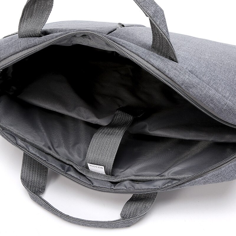 Mannen Aktetas 15.6 Inch Canvas Computer Tas Handtas Voor Mannen Vrouwen Aktetas Schoudertas Office Tassen Voor Mannen Maletin Mujer