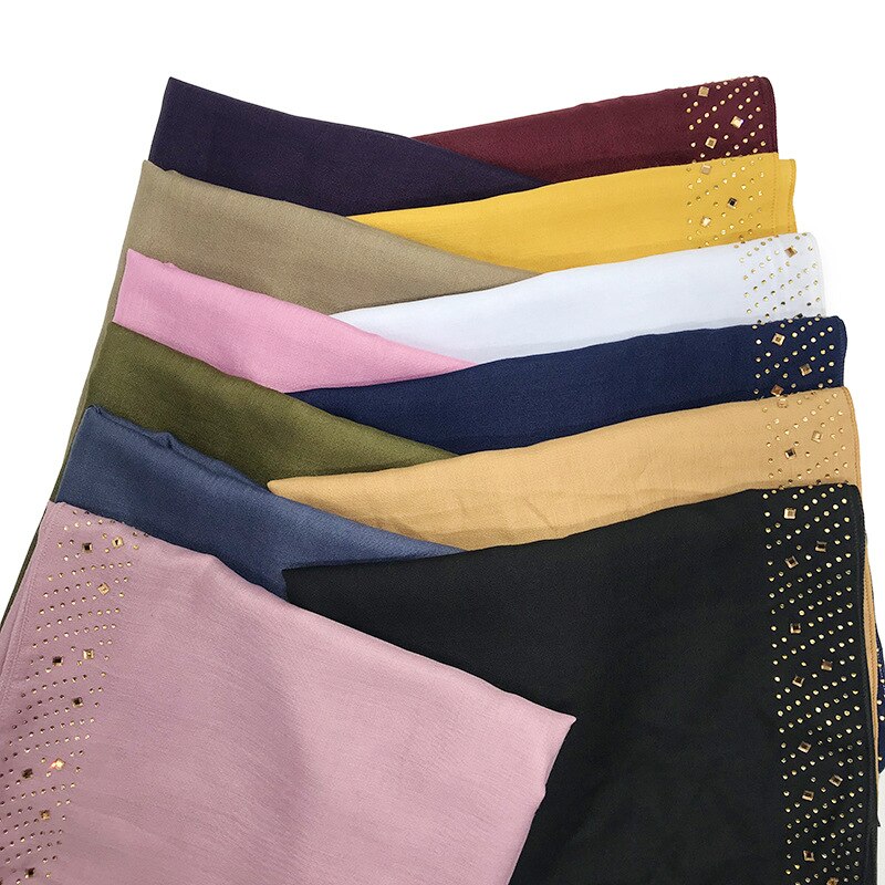 110*110cm damessjaals, effen katoenen sjaal, bufanda mujer hijab sjaal, dames hoofddoek, wikkelsjaal