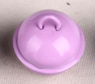 Cloches colorées pour chat Gog Pet | Gros clochette Jingle pour fête, décoration, artisanat bricolage, 10 pièces/lot, de 22mm: purple