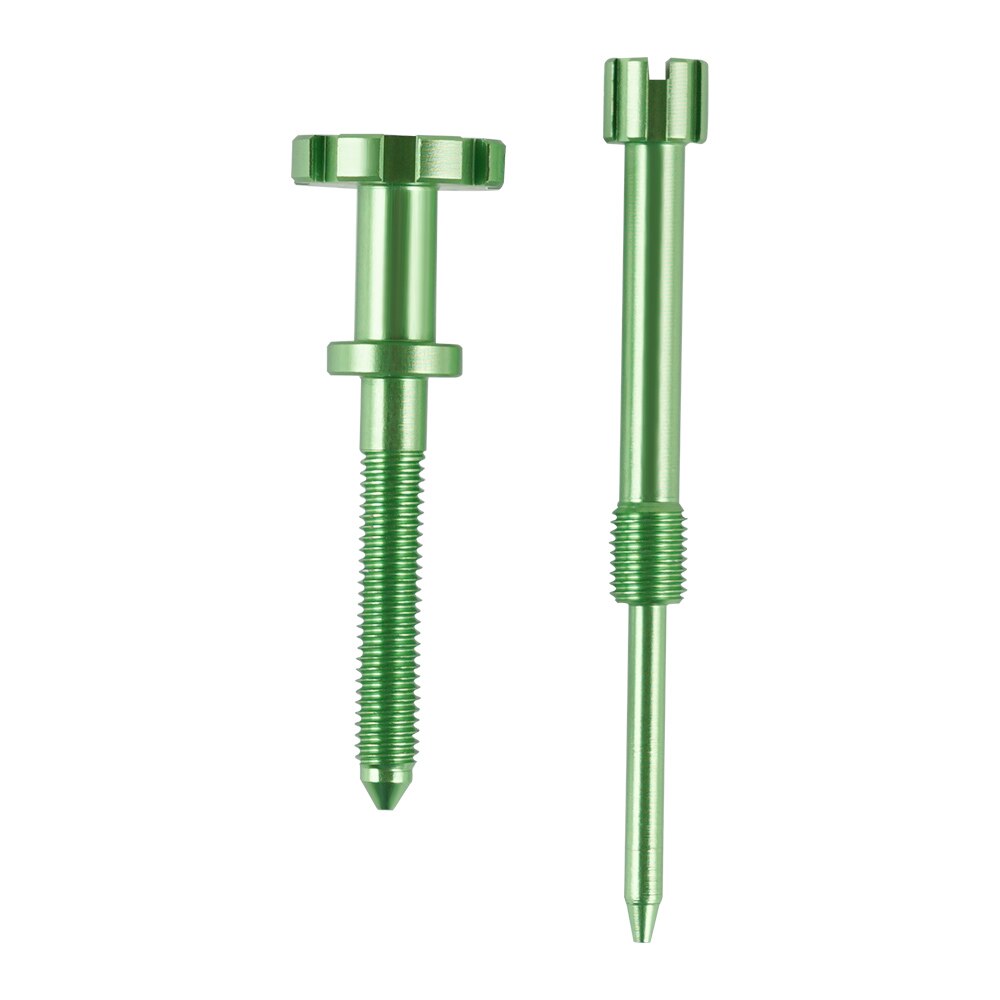 Tornillo de mezcla de combustible de carburador de aire ajustable fácil para KTM SX EXC XC-W MXC85 105 125 144 150 200 250 300 360 380 1997 2007: Verde