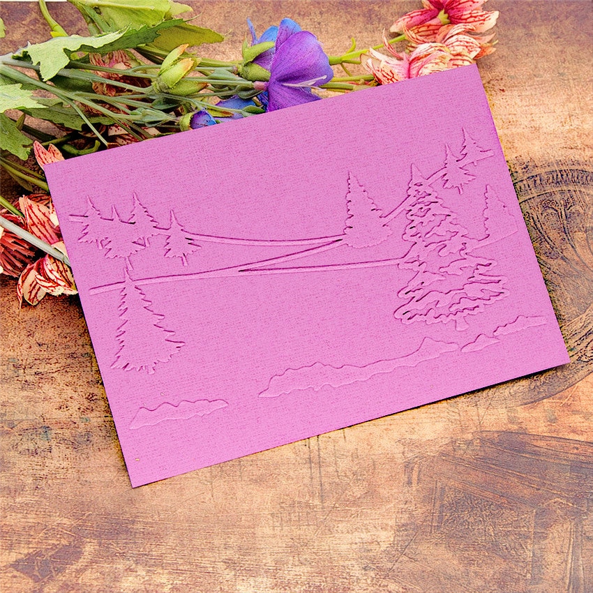 10.5*14.8Cm Plastic Pasen Bos Template Craft Card ... – Grandado