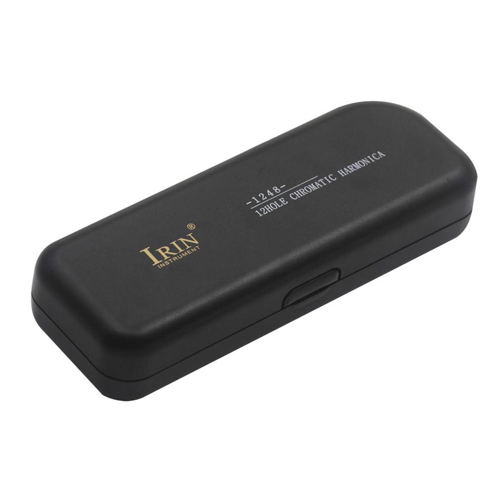 IRIN 1248 12 Fori 48 Toni Armonica Cromatica Arpa Bordo del Metallo Resina Placcatura In Rame Strumenti A Fiato con il Caso Pulire Panno