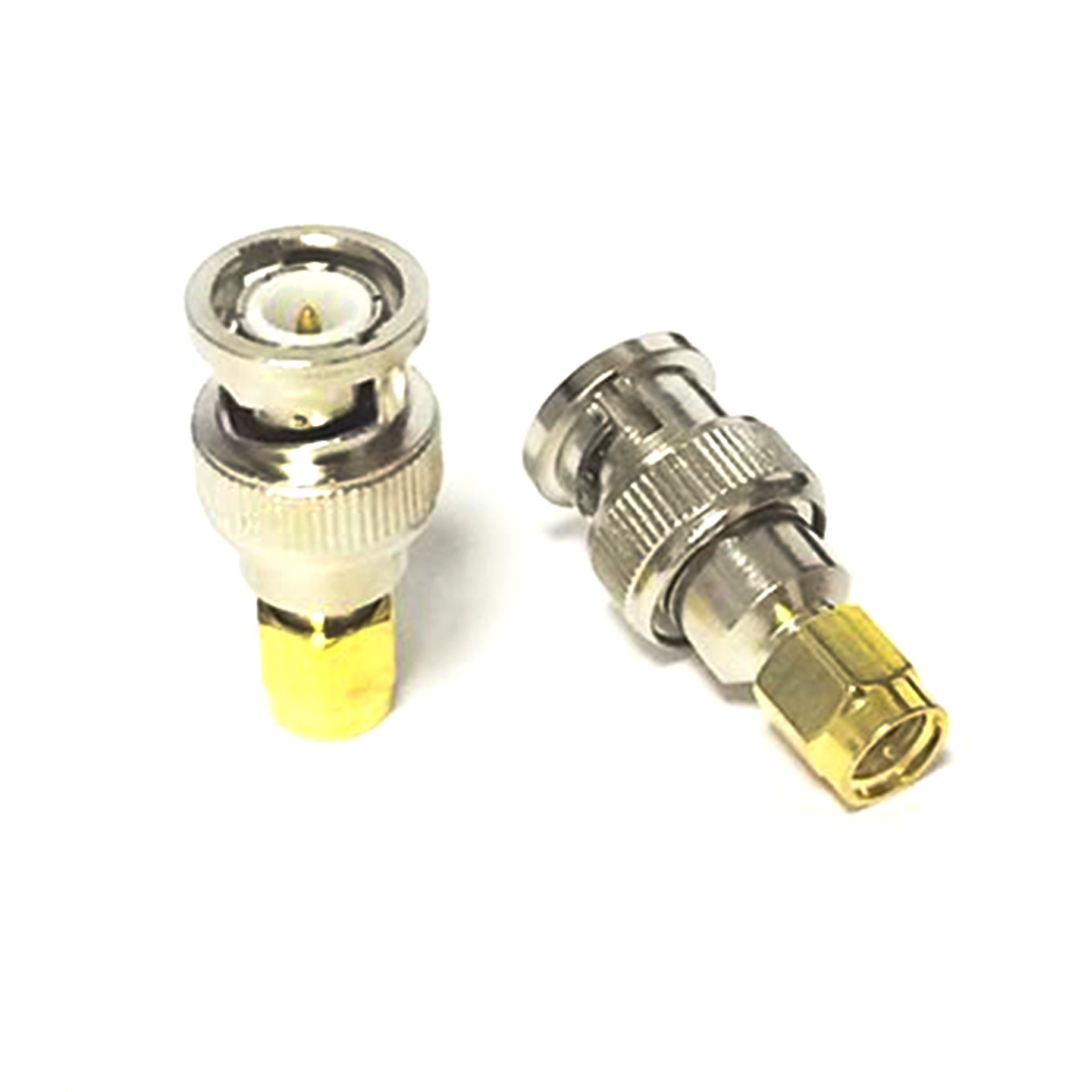 1 st BNC Stekker naar SMA Stekker RF Coax Adapter convertor Straight Verguld