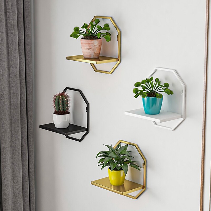 Creative Storage Display Shelf Wall Mounted Storage Rack Wall Display Craft Shelves Kitchen Bedroom Living Room Stand