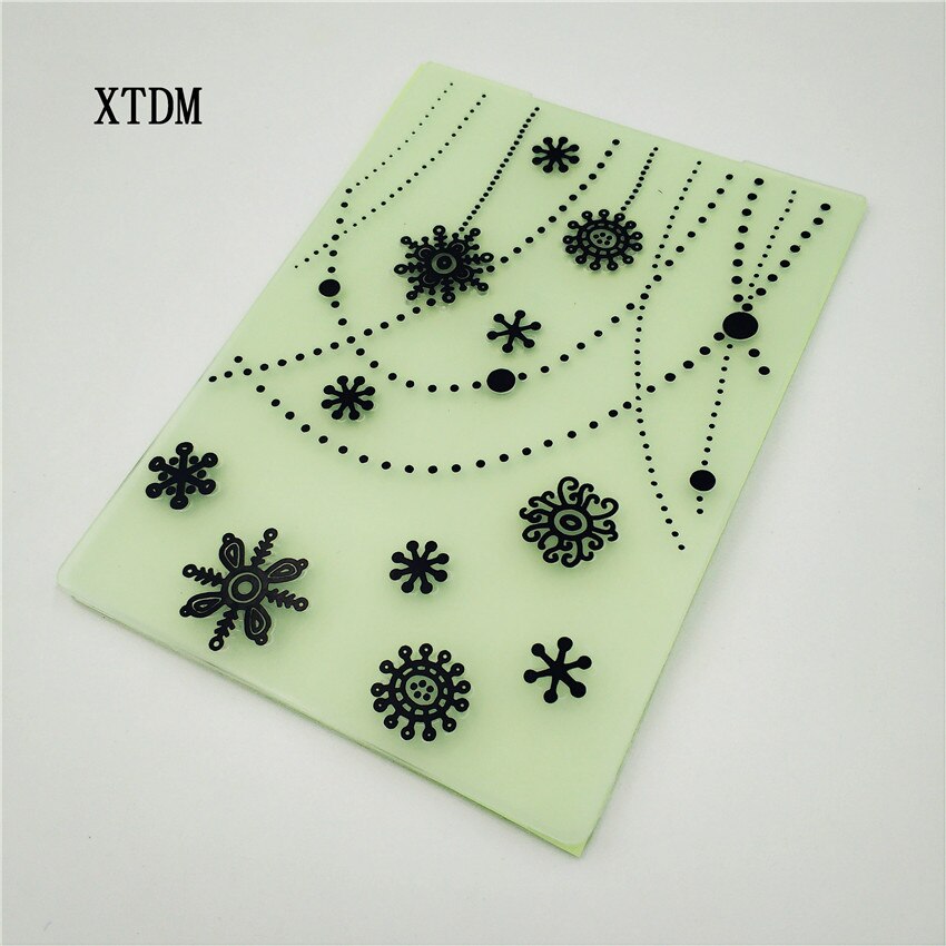 plastic snowflake template craft card making paper card album wedding decoration scrapbooking Embossing folders