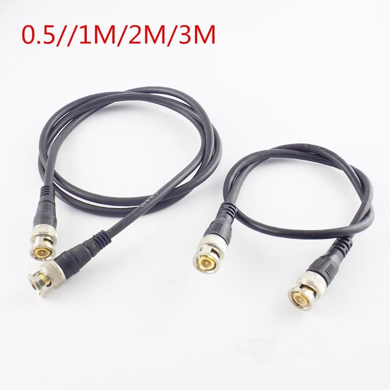 0.5M/1M/2M/3M Bnc Male Naar Male Adapter Cable Voor Cctv camera Bnc Connector GR59 75ohm Kabel Camera Bnc Accessoires