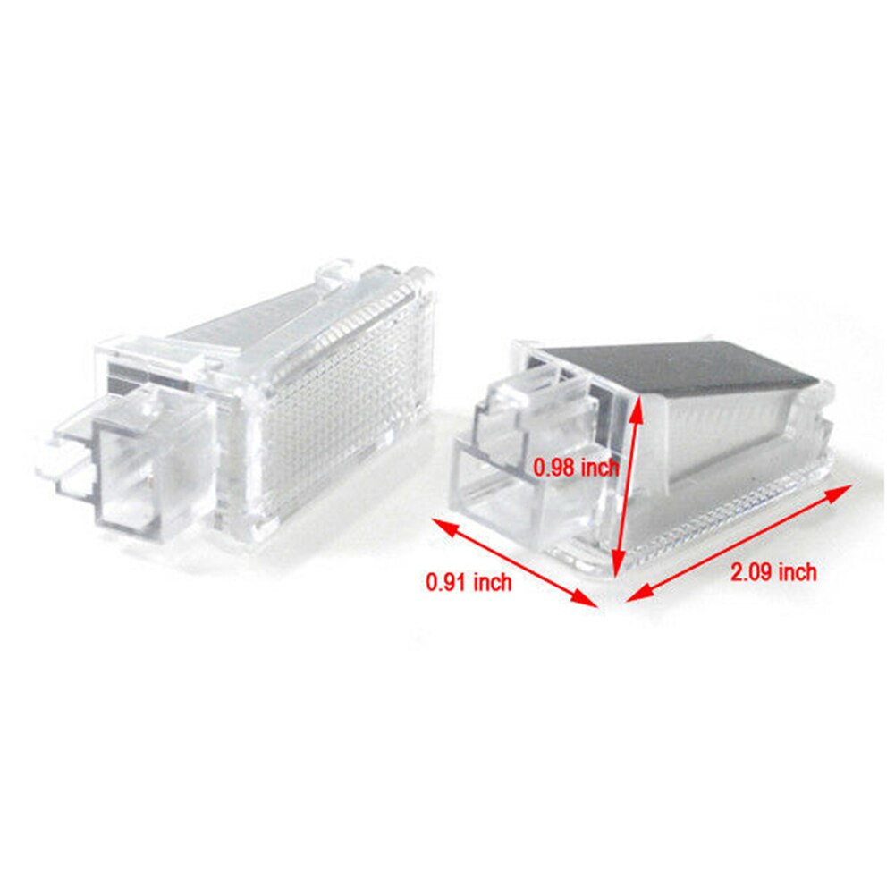 2pcs LED Luggage Trunk Light Interior Dome Lamp for Skoda Octavia Fabia Superb Roomster Kodiaq Yeti Car Accessories