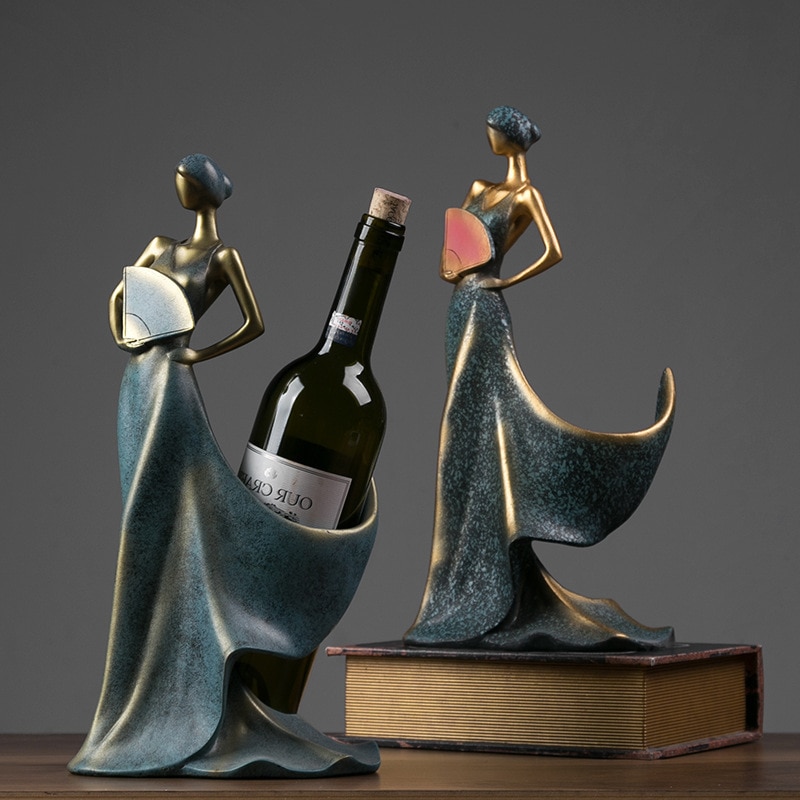 Model wijnrek whiskyhouder plank wijnflesrek praktisch beeldhouwwerk wijnrek glazenhouder woonaccessoires